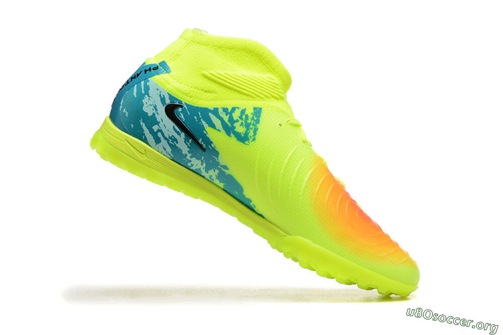 Nike Phantom GX 2 Luna Elite TF Football Shoes - Yellow/Blue/Black 7