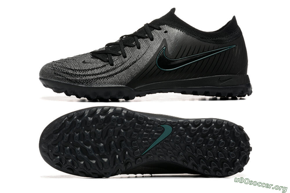 Nike Phantom GX 2 Elite TF Football Shoes - Grey/Black/Jade 1