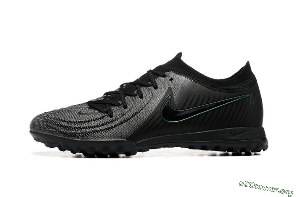 Nike Phantom GX 2 Elite TF Football Shoes - Grey/Black/Jade 3