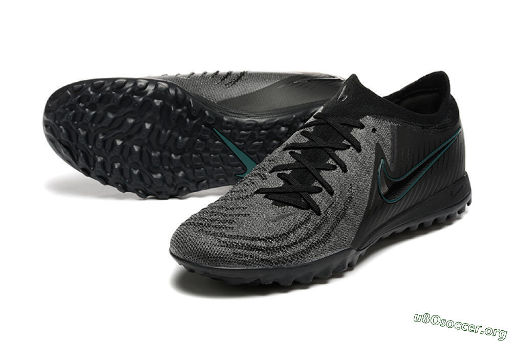 Nike Phantom GX 2 Elite TF Football Shoes - Grey/Black/Jade 0