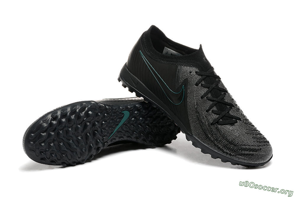 Nike Phantom GX 2 Elite TF Football Shoes - Grey/Black/Jade 4