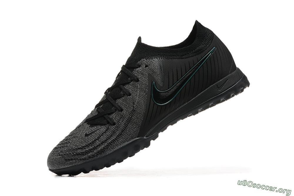 Nike Phantom GX 2 Elite TF Football Shoes - Grey/Black/Jade 8