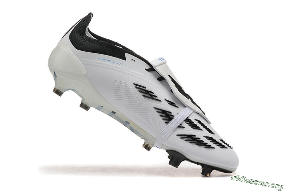 Adidas Predator Elite Foldover Tongue FG Football Boots - White/Rainbow 7