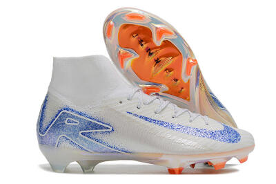 Nike Air Zoom Mercurial Superfly 10 Elite FG Football Boots - Grey/Blue/Orange