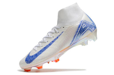 Nike Air Zoom Mercurial Superfly 10 Elite FG Football Boots - Grey/Blue/Orange