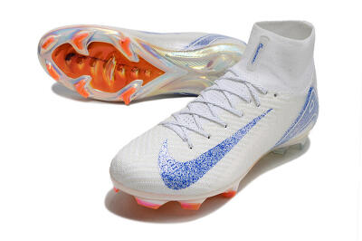 Nike Air Zoom Mercurial Superfly 10 Elite FG Football Boots - Grey/Blue/Orange