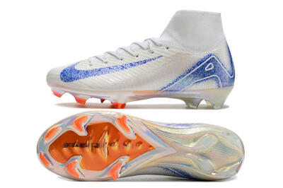 Nike Air Zoom Mercurial Superfly 10 Elite FG Football Boots - Grey/Blue/Orange
