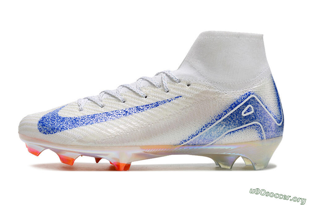 Nike Air Zoom Mercurial Superfly 10 Elite FG Football Boots - Grey/Blue/Orange 3