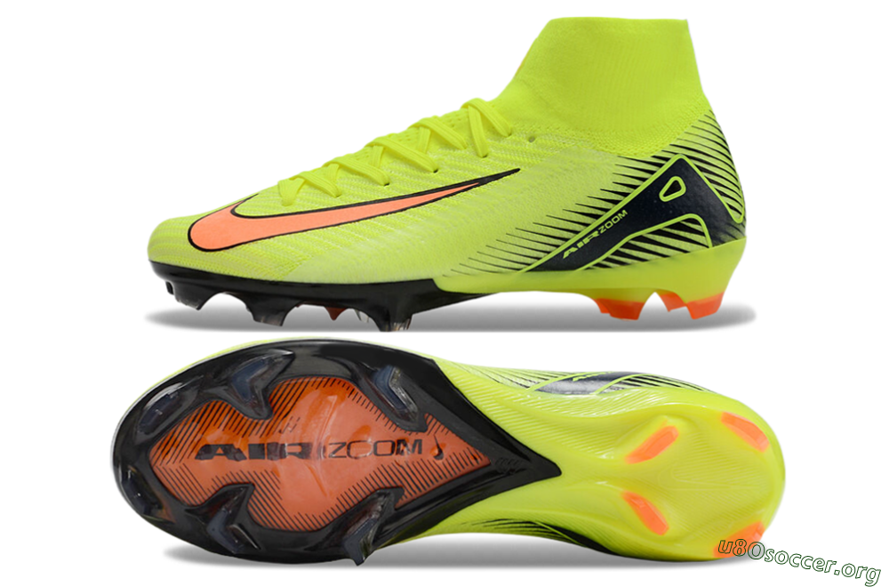 Nike Air Zoom Mercurial Superfly 10 Elite FG Football Boots - Yellow/Black/Orange 1