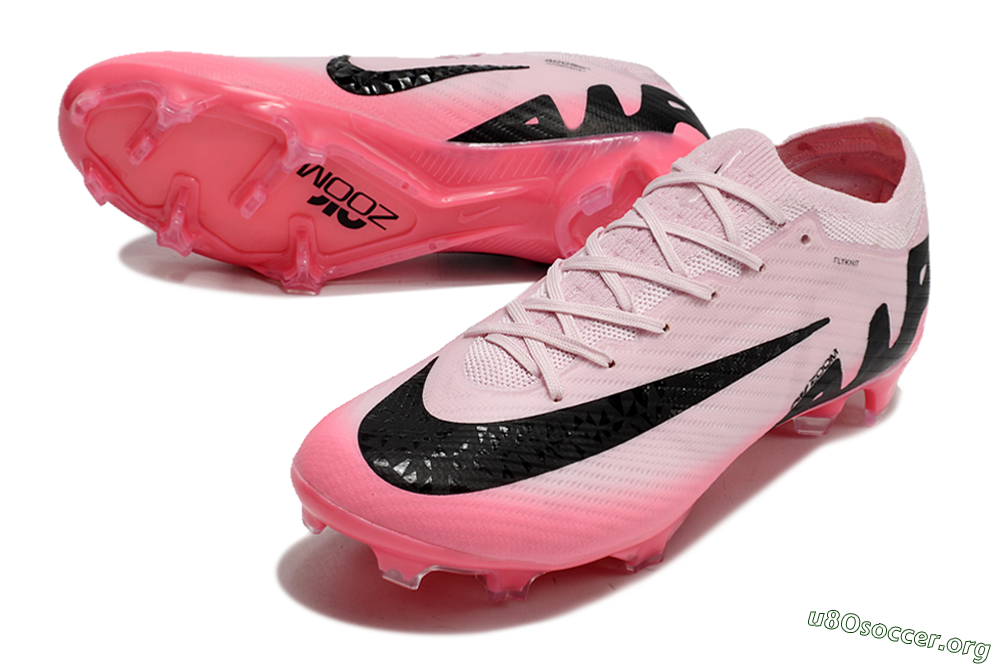 Nike Air Zoom Mercurial Vapor 15 Elite FG Football Boots - Pink/Black 0
