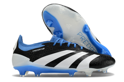 Adidas Predator Accuracy+ FG Football Boots - Black/White/Blue