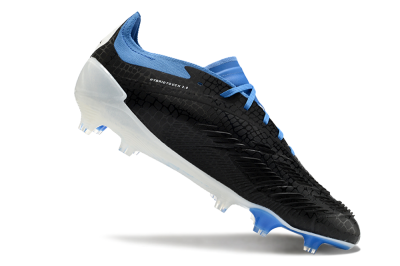 Adidas Predator Accuracy+ FG Football Boots - Black/White/Blue