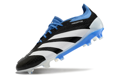 Adidas Predator Accuracy+ FG Football Boots - Black/White/Blue