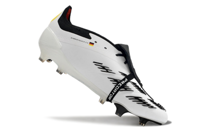 Adidas Predator Elite Foldover Tongue FG Football Boots - White/Black/Red/Yellow