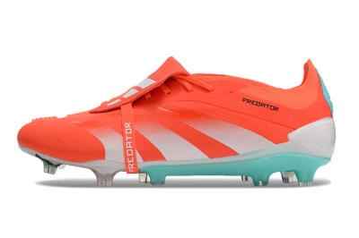 Adidas Predator Elite Foldover Tongue FG Football Boots - Red/White/Green