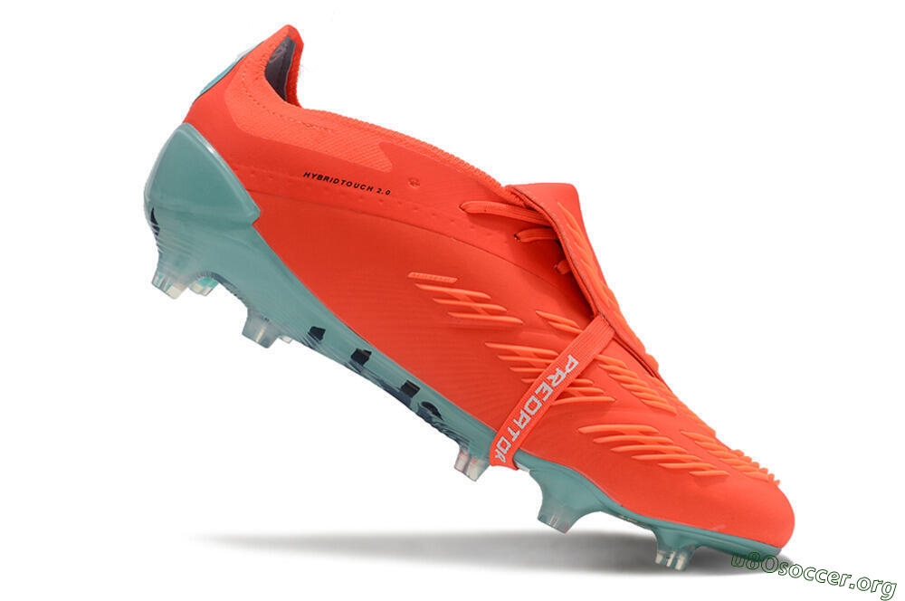 Adidas Predator Elite Foldover Tongue FG Football Boots - Red/White/Green 4