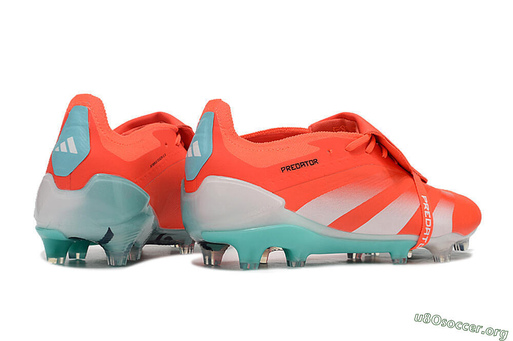 Adidas Predator Elite Foldover Tongue FG Football Boots - Red/White/Green 6