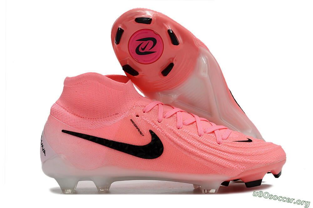 Nike Phantom Luna Elite FG Football Boots - Pink/Black 2