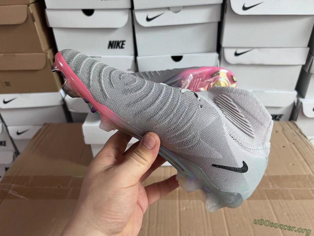 Nike Phantom Luna Elite NU FG Football Boots - Grey/Black/Blue