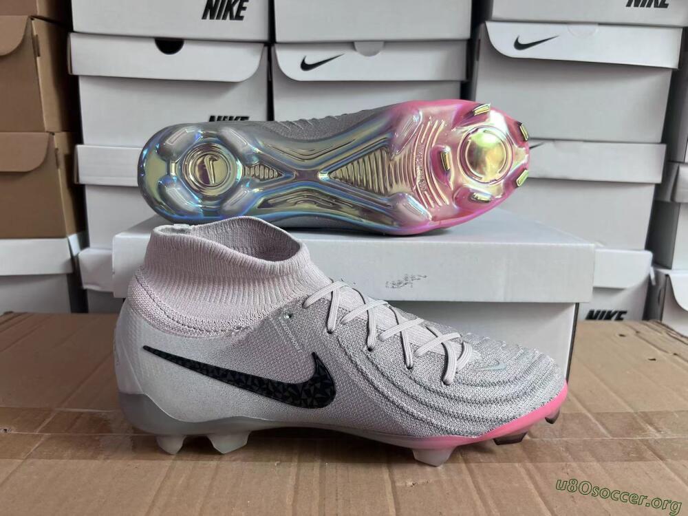Nike Phantom Luna Elite NU FG Football Boots - Grey/Black/Blue
