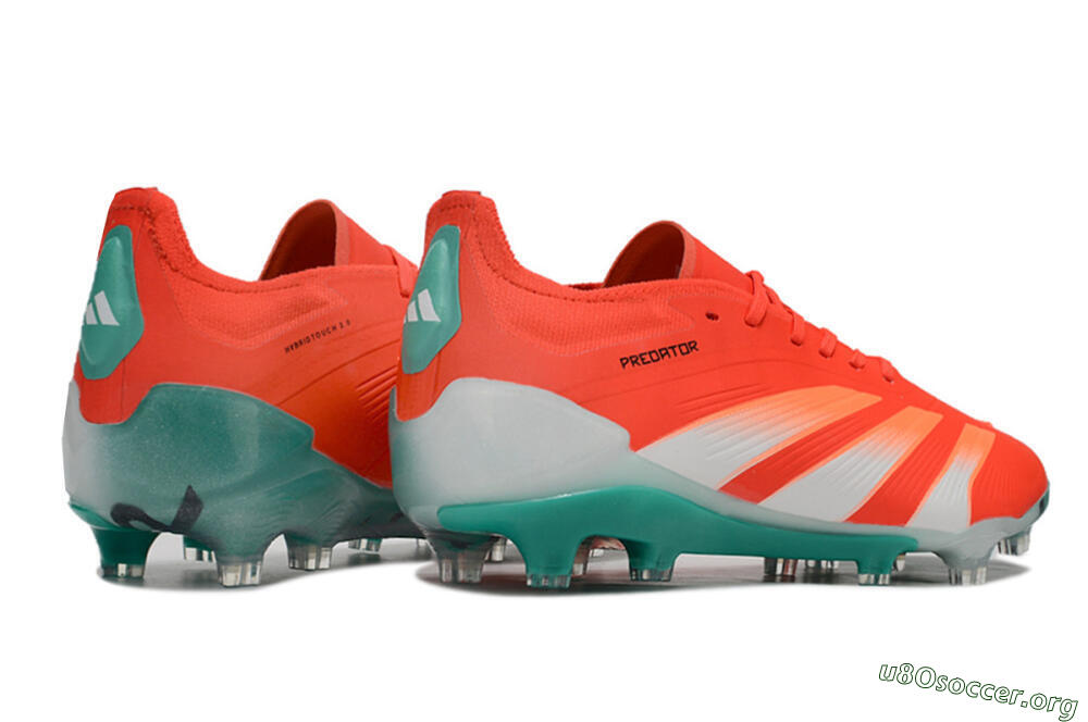 Adidas Predator Accuracy FG Football Boots - Red/White/Green 6