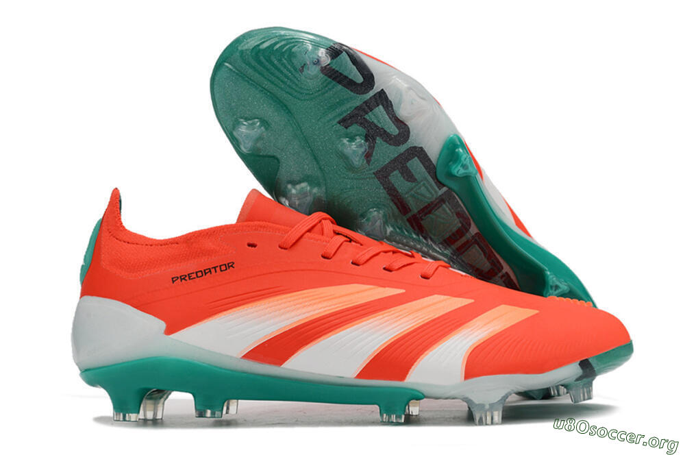 Adidas Predator Accuracy FG Football Boots - Red/White/Green 2