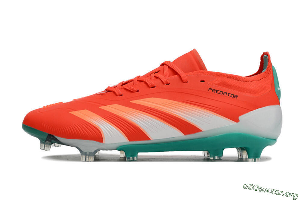 Adidas Predator Accuracy FG Football Boots - Red/White/Green 3