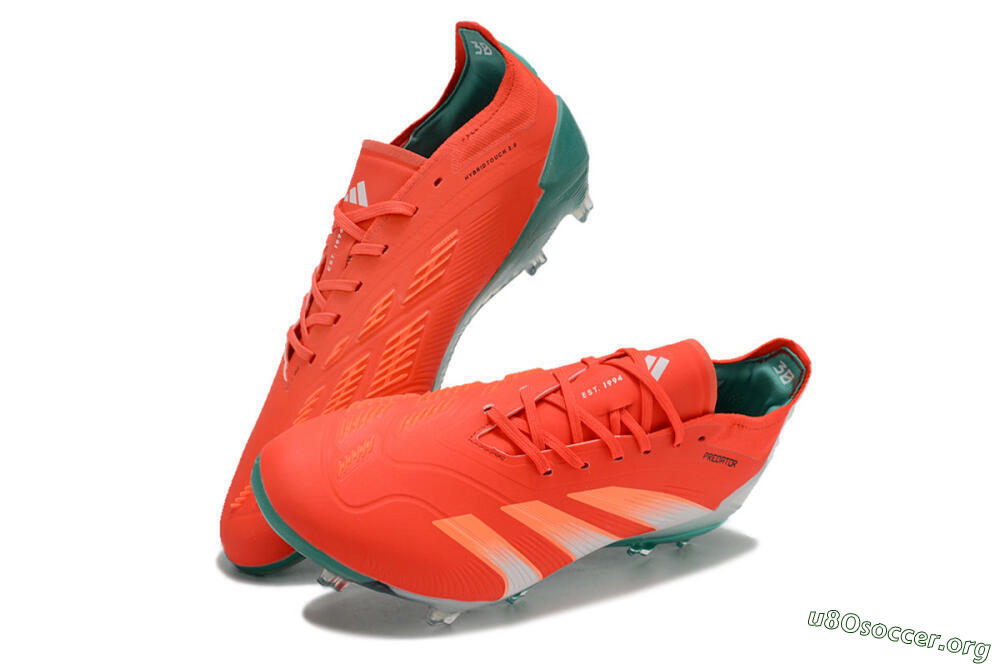 Adidas Predator Accuracy FG Football Boots - Red/White/Green 0