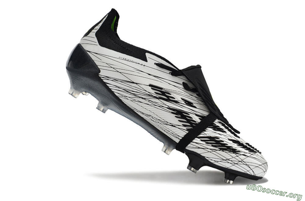 Adidas Predator Elite Foldover Tongue FG Football Boots - White/Black/Yellow 4