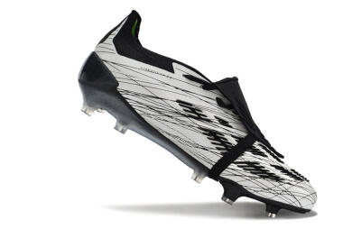 Adidas Predator Elite Foldover Tongue FG Football Boots - White/Black/Yellow