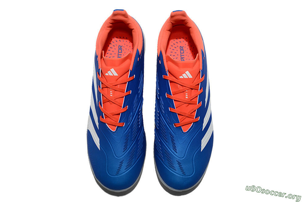 Adidas Predator 24 Elite TF Football Shoes - Blue/Red/White 4