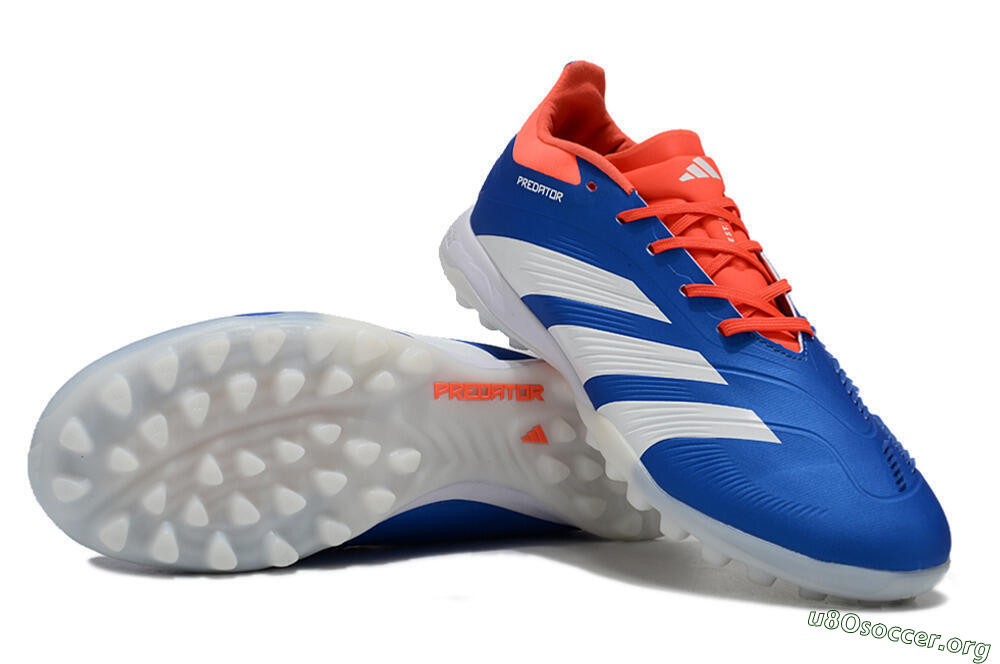 Adidas Predator 24 Elite TF Football Shoes - Blue/Red/White 0
