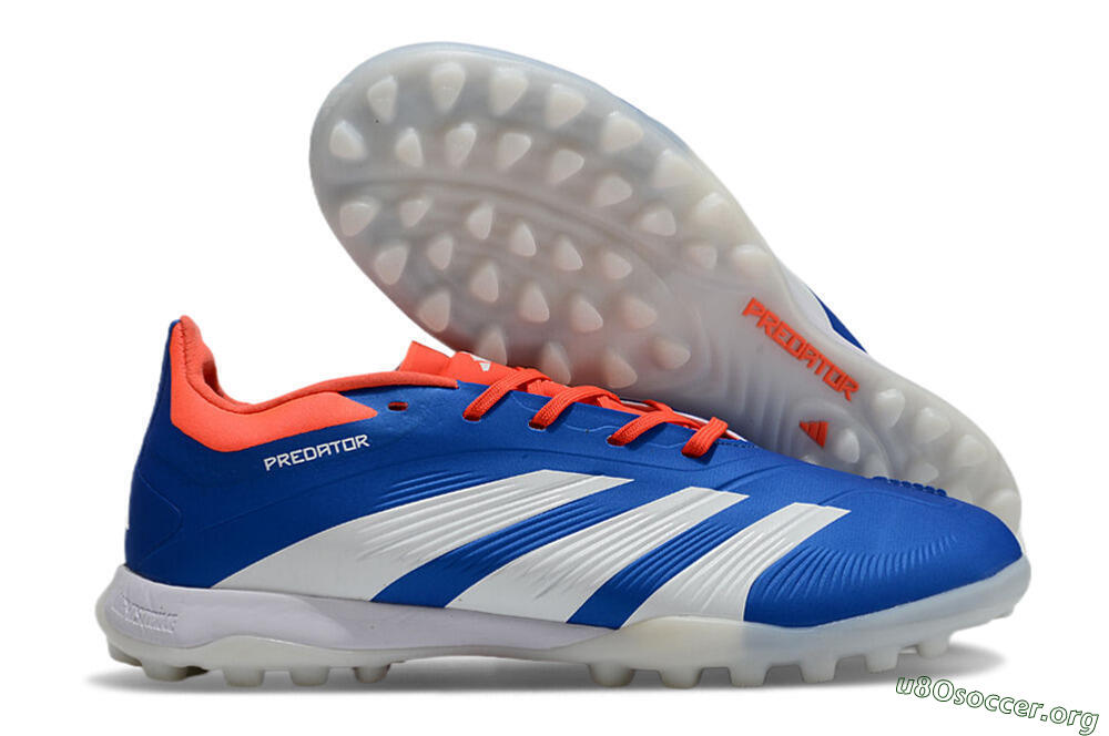 Adidas Predator 24 Elite TF Football Shoes - Blue/Red/White 2