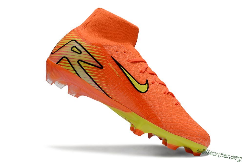 Nike Air Zoom Mercurial Superfly 10 Elite FG Football Boots - Red/Yellow/Black 4