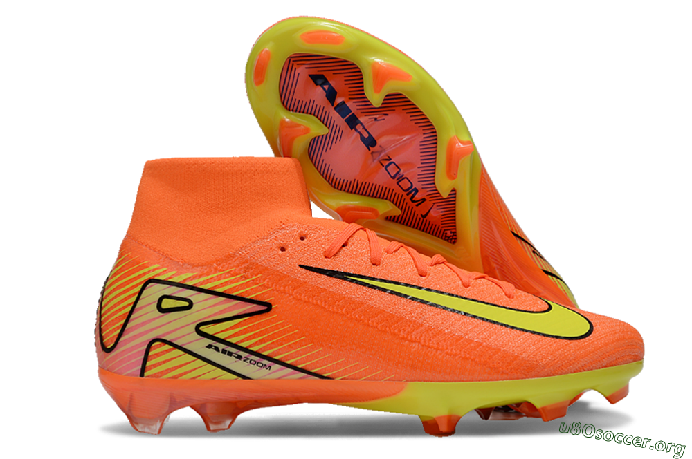 Nike Air Zoom Mercurial Superfly 10 Elite FG Football Boots - Red/Yellow/Black 2