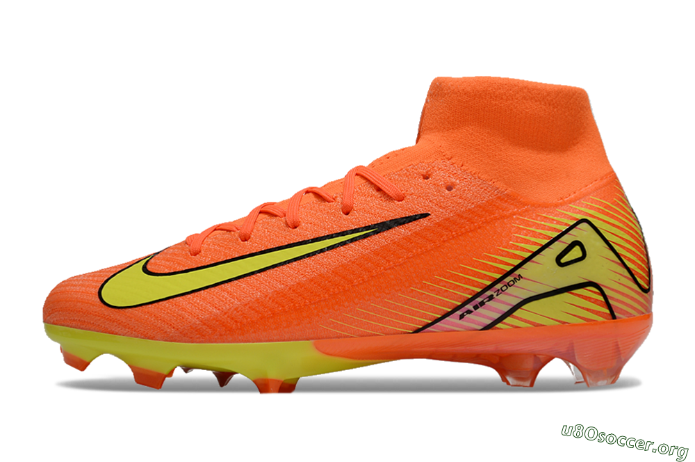Nike Air Zoom Mercurial Superfly 10 Elite FG Football Boots - Red/Yellow/Black 3