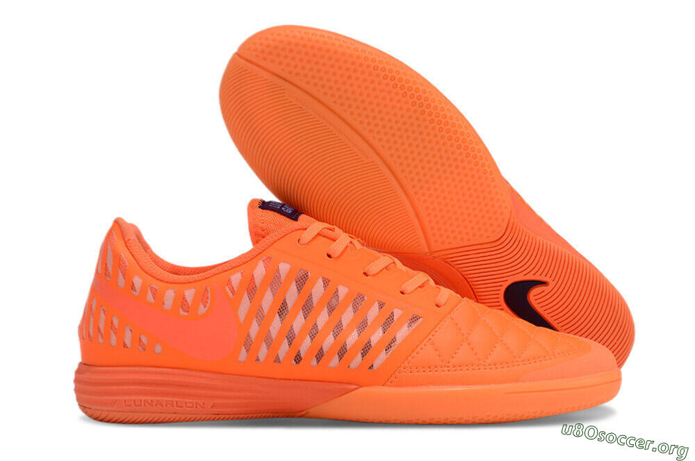 Nike Lunar Gato 2 IC Football Shoes - Red/Black 2