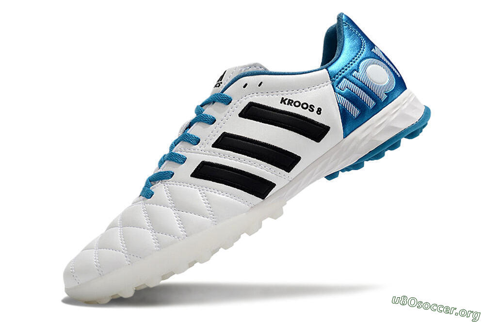 Adidas AdiPure 11Pro X PD25 Trx TF Football Shoes - White/Black/Blue 5