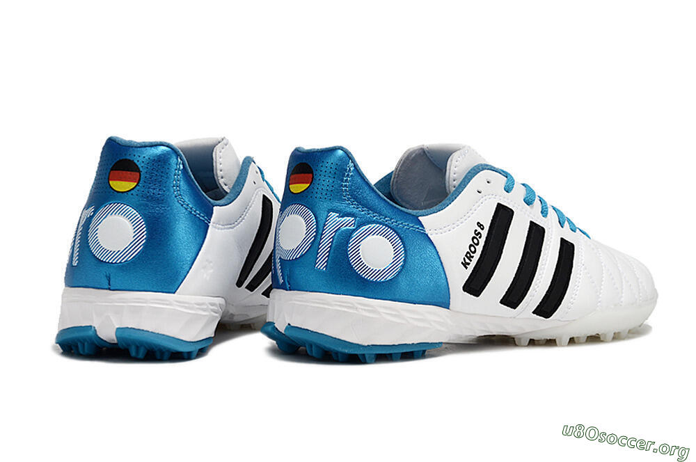 Adidas AdiPure 11Pro X PD25 Trx TF Football Shoes - White/Black/Blue 6
