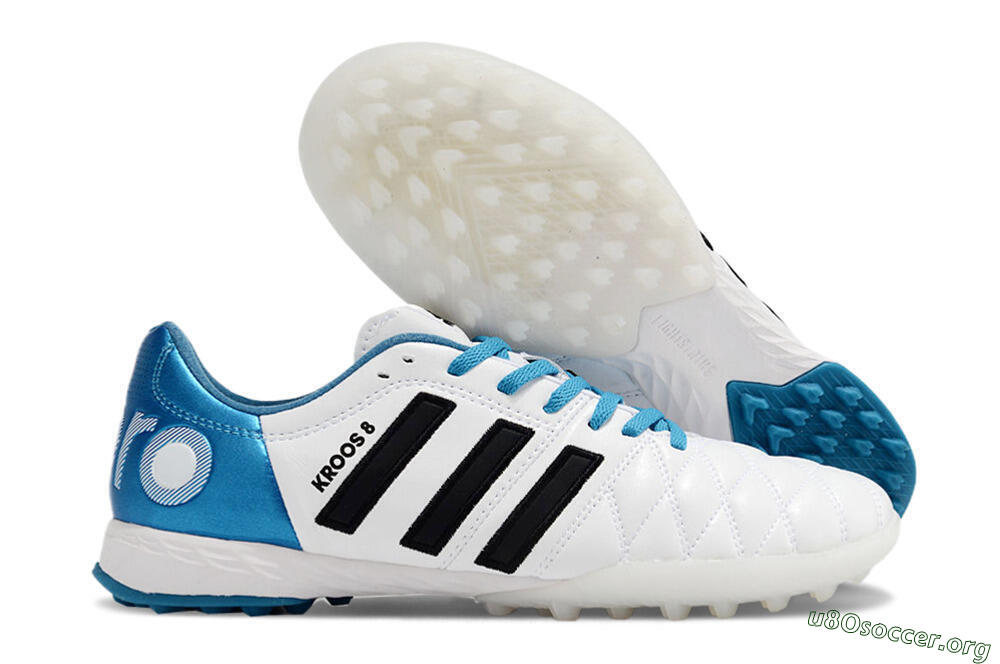 Adidas AdiPure 11Pro X PD25 Trx TF Football Shoes - White/Black/Blue 2