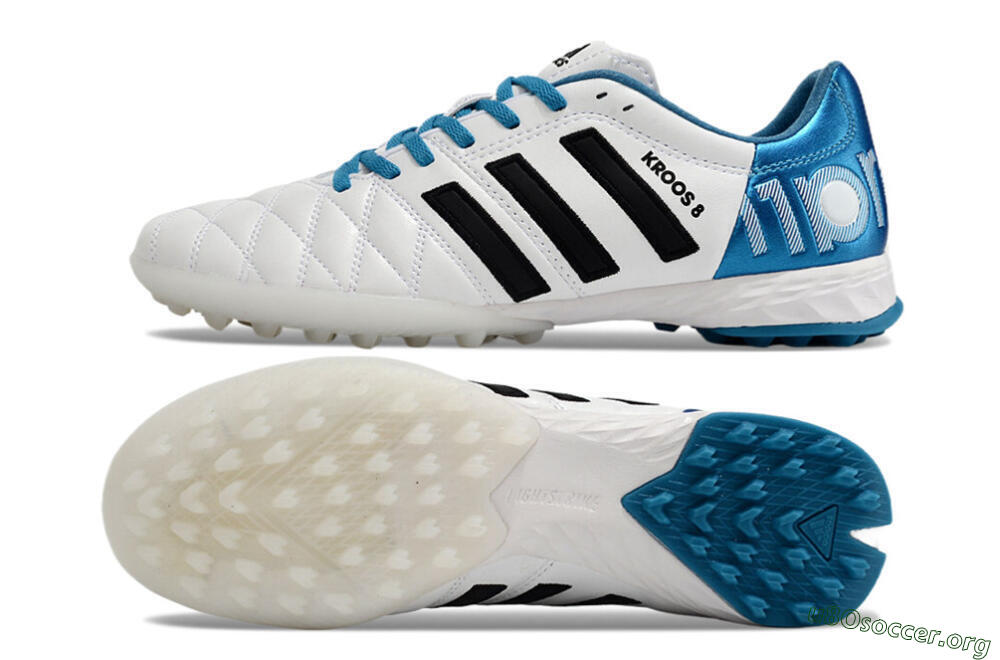 Adidas AdiPure 11Pro X PD25 Trx TF Football Shoes - White/Black/Blue 1