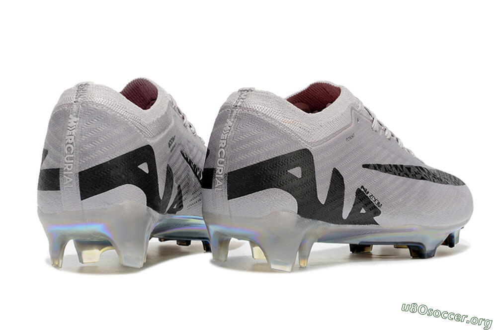 Nike Air Zoom Mercurial Vapor 15 Elite FG Football Boots - Grey/Black/Gold 6