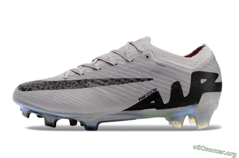 Nike Air Zoom Mercurial Vapor 15 Elite FG Football Boots - Grey/Black/Gold 3