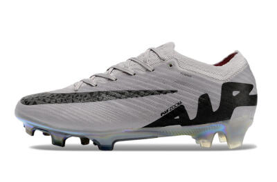 Nike Air Zoom Mercurial Vapor 15 Elite FG Football Boots - Grey/Black/Gold