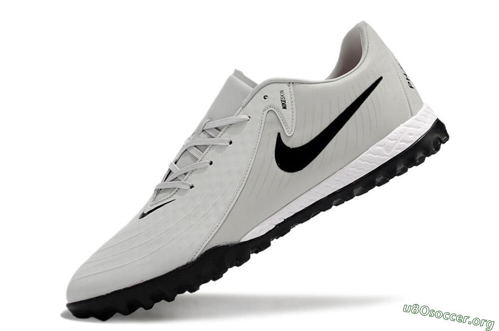 Nike Phantom GX 2 Acad LV8 TF Football Shoes - Grey/Black/White 5