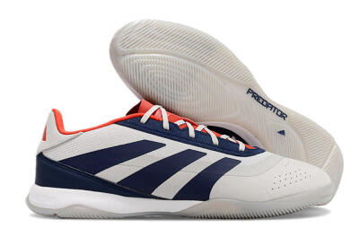 Adidas Predator 24 Elite IC Football Shoes - Grey/Blue/Red