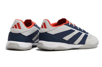 Adidas Predator 24 Elite IC Football Shoes - Grey/Blue/Red