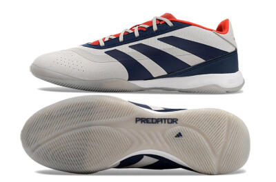 Adidas Predator 24 Elite IC Football Shoes - Grey/Blue/Red