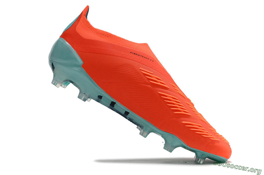 Adidas Predator+ Elite Laceless FG Football Boots - Red/White/Jade 4