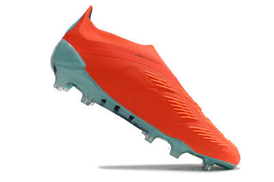 Adidas Predator+ Elite Laceless FG Football Boots - Red/White/Jade